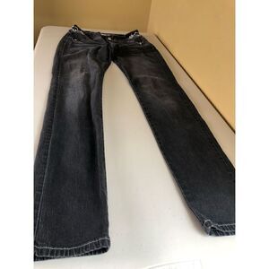 Silver Diva Womens / Juniors Black Jeans Skinny Embroidery Size 11